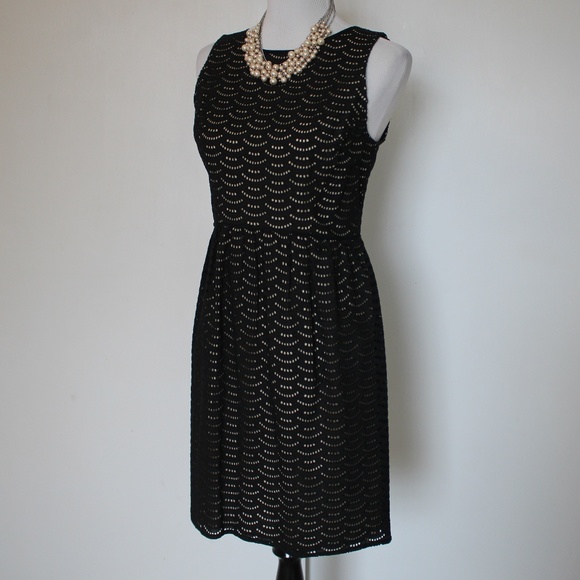 LOFT Dresses & Skirts - ANN TAYLOR LOFT Size 8 Black Lace Dress